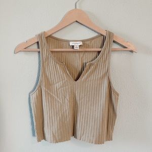 Topshop Ribbed Tank